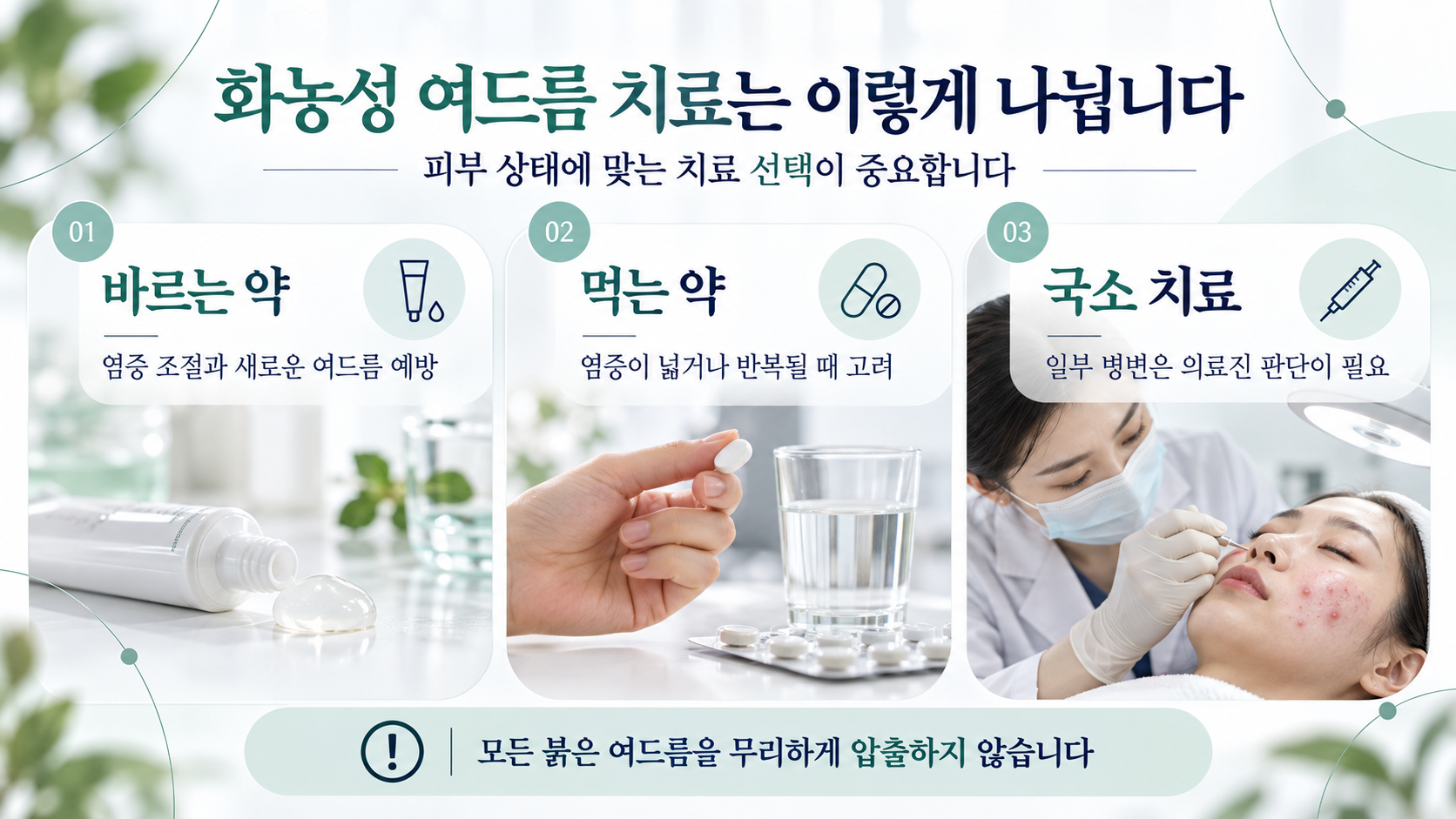 3화농성여드름_치료방법_연고_약물_압출